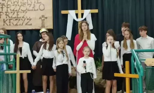Zdjęcie do Misterium Wielkanocne w naszej szkole