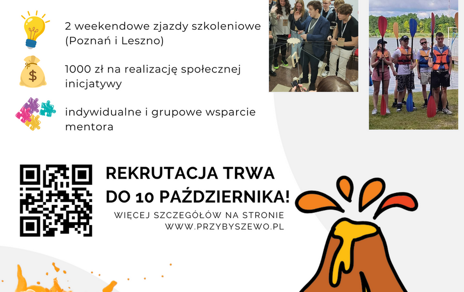 Nabór do programu Młodzieżowe Wulkany Partycypacji 2026/27